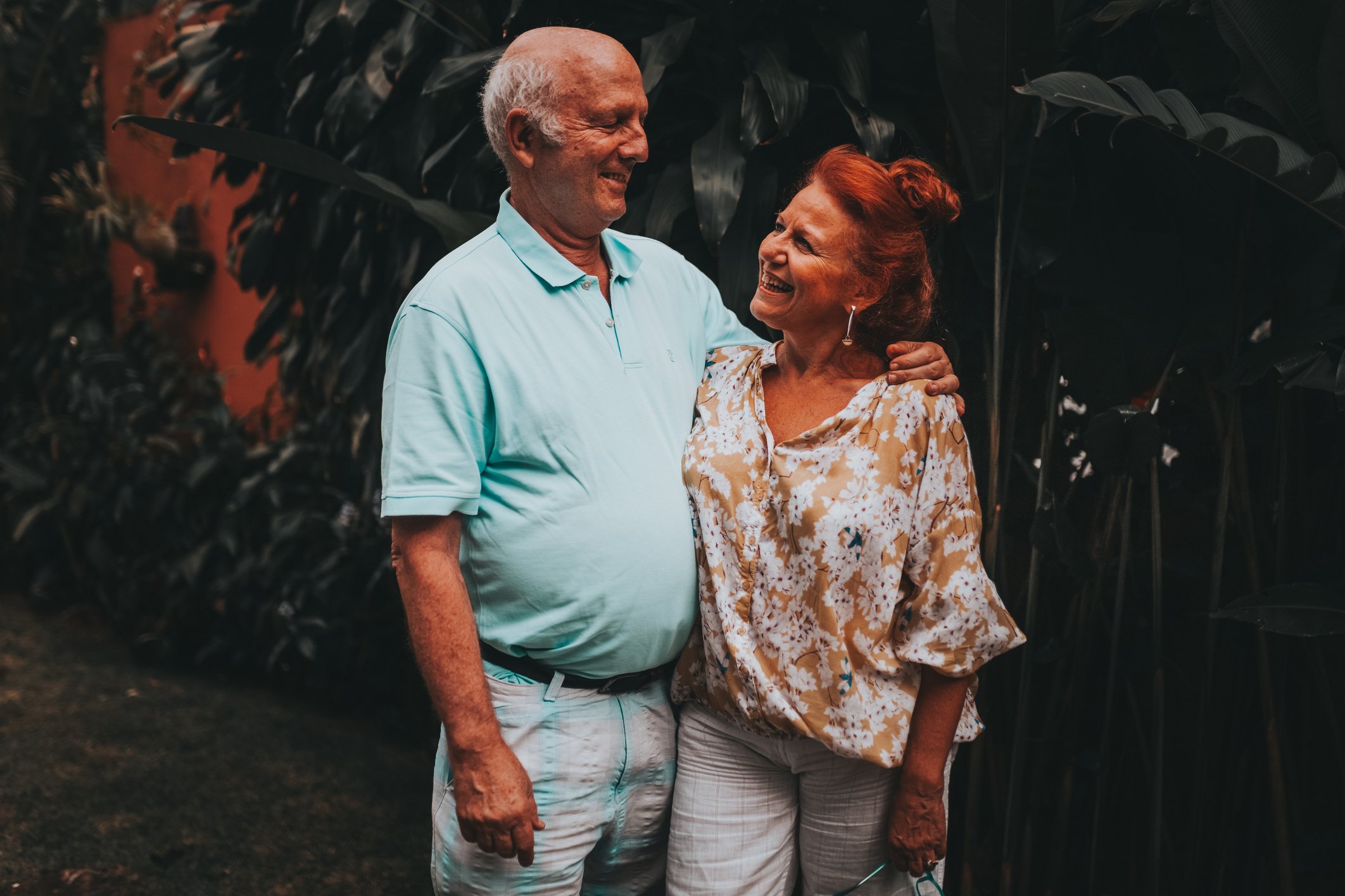 Couple Smiling at Each Other